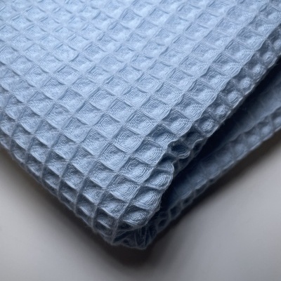 Retalho 36x150cm - Tecido Waffle - Azul Claro