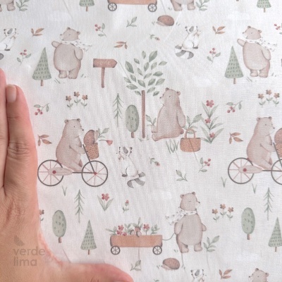 Tecido de Algodão - Estampado Digital - Koda