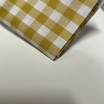 Retalho 15x144cm - XADREZ VICHY MÉDIO - Amarelo Torrado