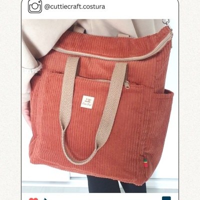 Bombazine risca extra larga