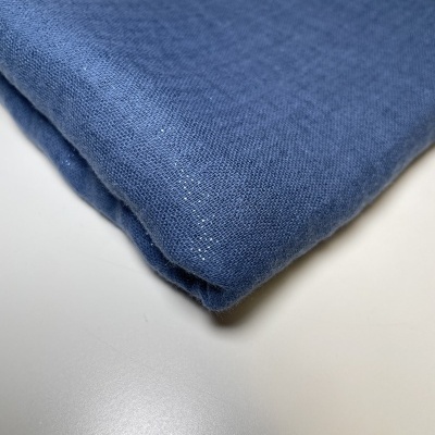 Retalho 50x135cm - Musselina com brilho - Azul índigo