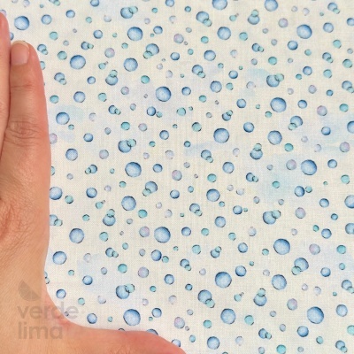 Tecido de Algodão - Enchanted Seas Pirates - Bolhinhas