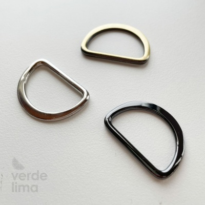 Argola meia lua premium de 25mm