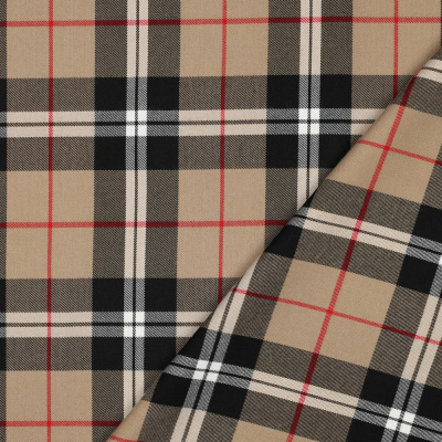 Tecido Tartan - Camel
