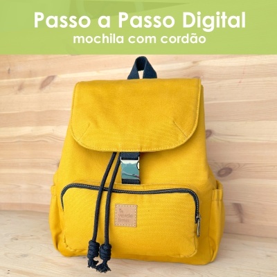Passo a Passo digital - Mochila com cordão