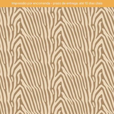 IMPRESSÃO POR ENCOMENDA - Zebra bege
