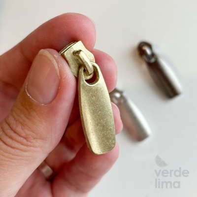 Cursores de fecho zipper malha 5 premium redondos