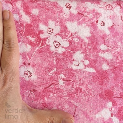 Tecido de Algodão - Sunny delight - flowering branches