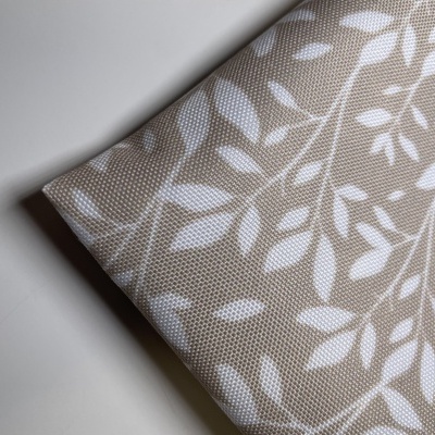 Retalho 76x128cm - Nylon Impermeável - Floral bege (novo tom)