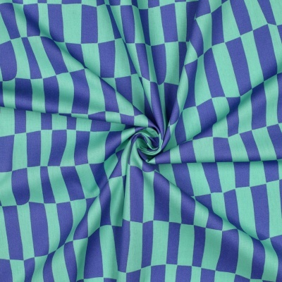 Checks Jennifer Bouron - Azul e verde menta