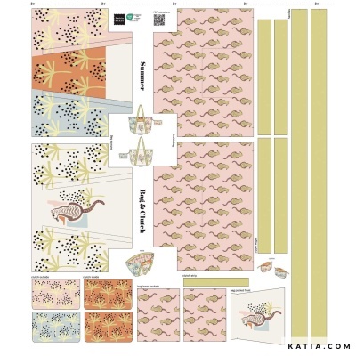 Painel Summer bag & clutch - Canvas slim