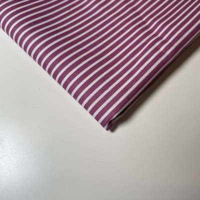 Retalho 39x150cm -TECIDO DE ALGODÃO - RISCAS - STRIPES - MALVA