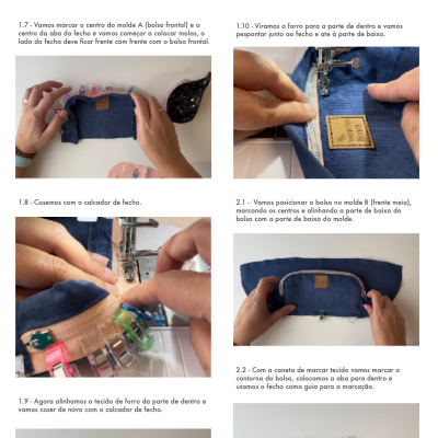 Passo a Passo digital - Bolsa de cintura