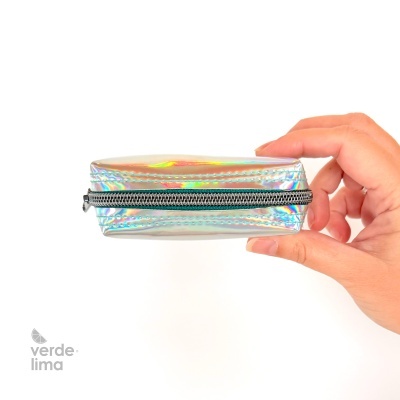 Porta moedas em vinil espelhado