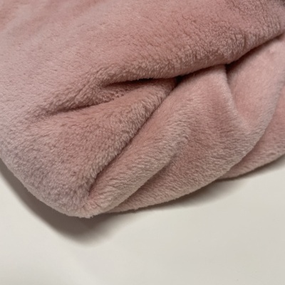 Retalho 95cm x 145cm - PELÚCIA CORALINA DUPLA FACE - ROSA VELHO