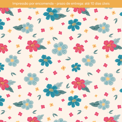 IMPRESSÃO POR ENCOMENDA - Bright Florals