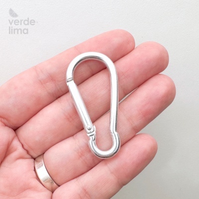 Mosquetão de alumínio 46mm