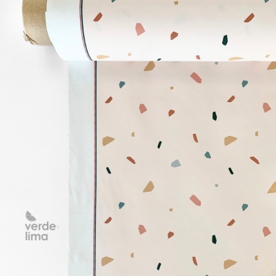 Tecido raincoat - Terrazzo