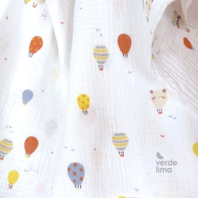 Musselina - Balões de ar quente