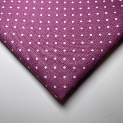 Retalho 31x150cm - Tecido de Algodão - Pintas - Petit Dots - Malva