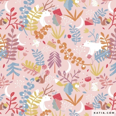 Tecido de Algodão - Nöel Polar Bear