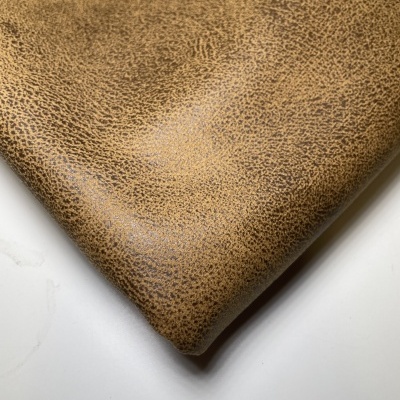 Retalho 49x140cm - Couro sintético dupla face - Camel