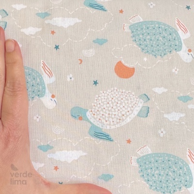Pack de retalhos - Cloudy whale