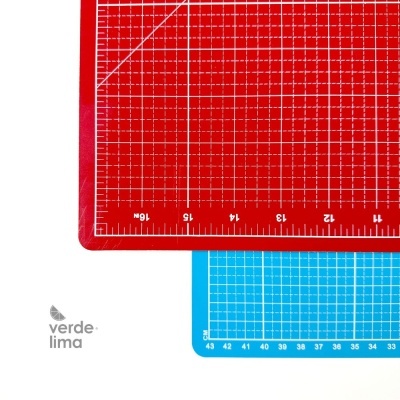 Base de Corte A2 (60x45cm) - Tijolo/Azul