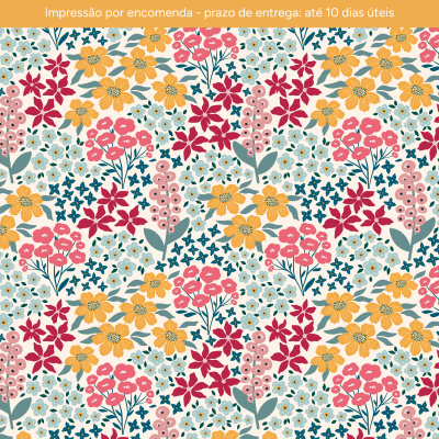 IMPRESSÃO POR ENCOMENDA - Bright Florals