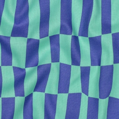 Checks Jennifer Bouron - Azul e verde menta