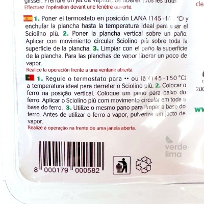 Barra para limpar o ferro - SCIOLINO PIU