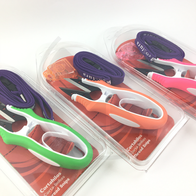 Tesoura corta linhas com tampa