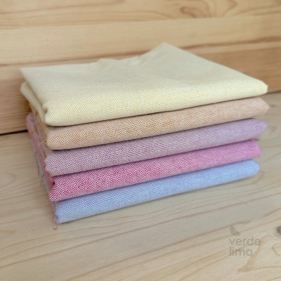 Pack de retalhos - Linho Alentejano - Tons Quentes