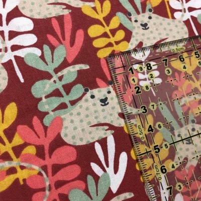 Tecido de algodão - Jungle Rainbow - Cheetah