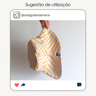 Minimate Impermeável - Padrão Zebra Mostarda