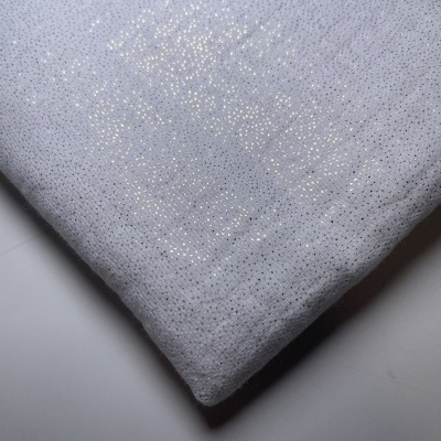 Retalho 37x135cm - Musselina com brilho - Branco