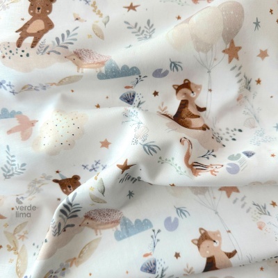 Tecido de Algodão - Estampado digital - Sweet dreams