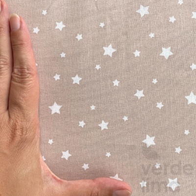 Tecido de algodão - Estrelas Nude