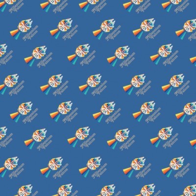 Retalho 40x110cm -Star Wars - Millenium Falcon