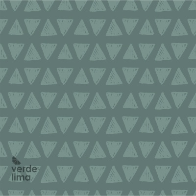 Minimate Impermeável - Triângulos fundo petróleo