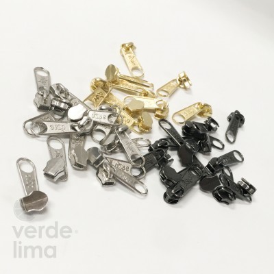 Cursores malha 3 metalizados - Saco 60 unidades