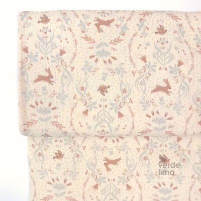 Musselina - Coelhos e passarinhos