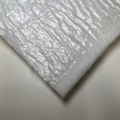 Retalho 30x140cm - Beitão/Manta acrílica com cola (cola brilhante)