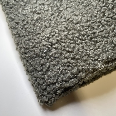 Retalho 39x150cm - Pelúcia ursinho (teddy) - Verde Escuro