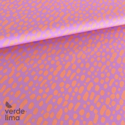 Minimate Impermeável - Salpicos laranja e lilás