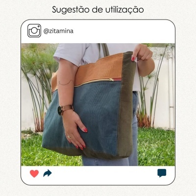 Bombazine risca larga