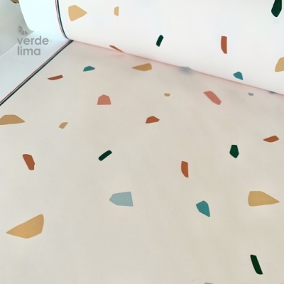 Tecido raincoat - Terrazzo