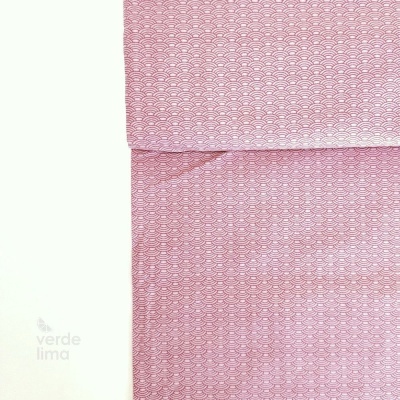 Tecido de Algodão - Pretty Waves Pink