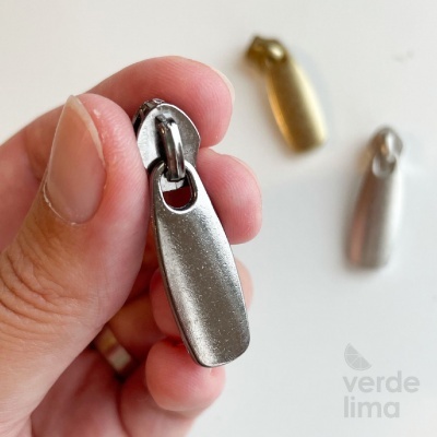 Cursores de fecho zipper malha 5 premium redondos