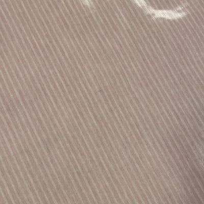Retalho 65x140cm - TECIDO PLASTIFICADO - RISCAS ROSA CLARO - Com Defeito
